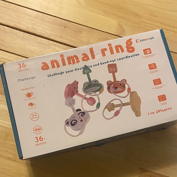 Animal Ring Toss Game Set for Kids - Picture 3 of 4